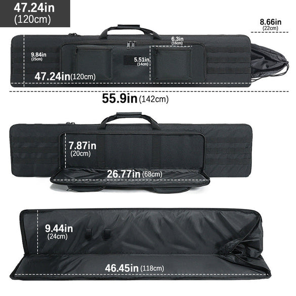 Tactical Firearm Gear Bags Rifle Pistol Cases