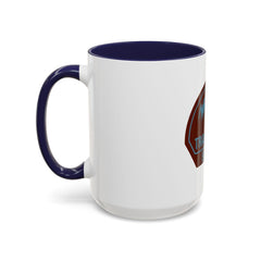 Trail Quest Supply Coffee Mug — Outdoor Adventure Mountain & Pine Trees Accent Mug (11/15oz)