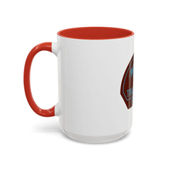 Trail Quest Supply Coffee Mug — Outdoor Adventure Mountain & Pine Trees Accent Mug (11/15oz)