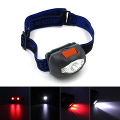 3 LED 800 Lumens Waterproof Mini Outdoor Headlamp