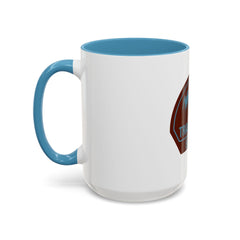 Trail Quest Supply Coffee Mug — Outdoor Adventure Mountain & Pine Trees Accent Mug (11/15oz)