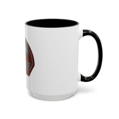 Trail Quest Supply Coffee Mug — Outdoor Adventure Mountain & Pine Trees Accent Mug (11/15oz)