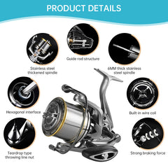 8000-14000 Series Aluminum Spool Fishing Reel