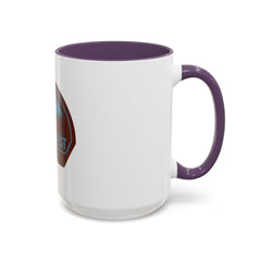 Trail Quest Supply Coffee Mug — Outdoor Adventure Mountain & Pine Trees Accent Mug (11/15oz)