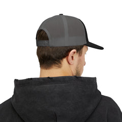 Trail Quest Supply Snapback Trucker Cap – Outdoor Adventure Patch Hat