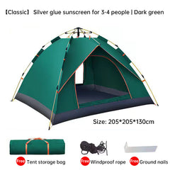 Quick Deploy 3-4 Person Outdoor Camping Tent