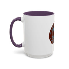 Trail Quest Supply Coffee Mug — Outdoor Adventure Mountain & Pine Trees Accent Mug (11/15oz)