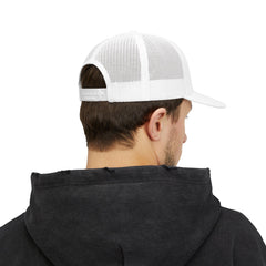 Trail Quest Supply Snapback Trucker Cap – Outdoor Adventure Patch Hat