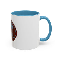 Trail Quest Supply Coffee Mug — Outdoor Adventure Mountain & Pine Trees Accent Mug (11/15oz)
