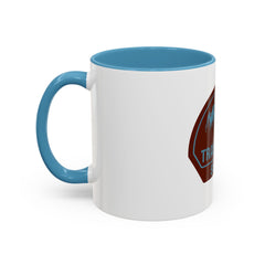 Trail Quest Supply Coffee Mug — Outdoor Adventure Mountain & Pine Trees Accent Mug (11/15oz)