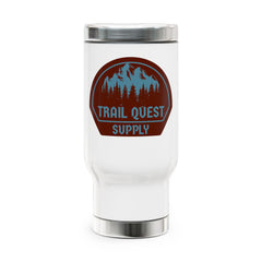 Trail Quest Supply 14oz Travel Mug — Insulated Stainless Steel Camping Tumbler