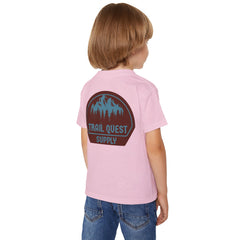 Toddler T-Shirt - 'Trail Quest Supply' Mountain Adventure Patch