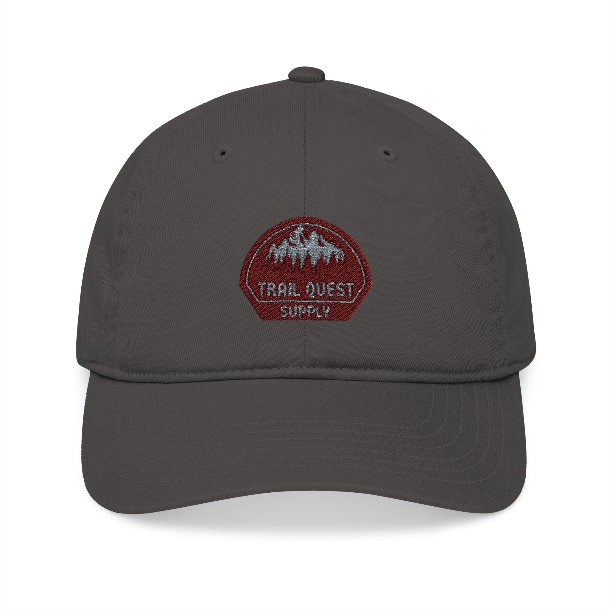 Embroidered 'Trail Ranger' Organic Baseball Cap — Eco-Friendly Hiking Hat