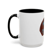Trail Quest Supply Coffee Mug — Outdoor Adventure Mountain & Pine Trees Accent Mug (11/15oz)