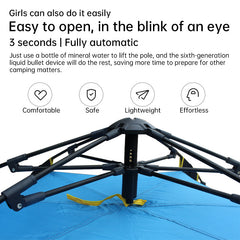 Quick Deploy 3-4 Person Outdoor Camping Tent
