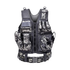 6000D Nylon Tactical Camouflage Multi-Pocket Gear Vest