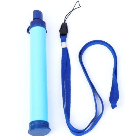 Personal Water Filter Straw Outdoor Survival Tool