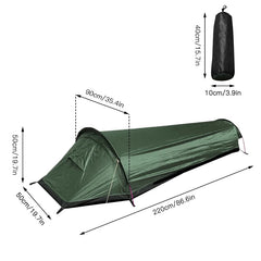 Ultralight Single Person Waterproof Backpacking Camping Tent