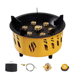 7-Core Strong Fire Portable Camping Gas Burner