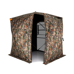 3-4 Person Hunting Blind 270¬∞ See-Through Pop-up Ground Blind with Full-Open Swing Door