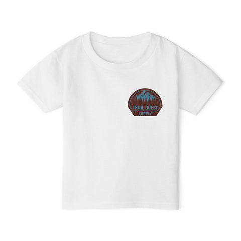 Toddler T-Shirt - 'Trail Quest Supply' Mountain Adventure Patch