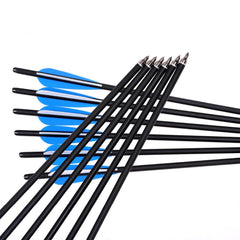12Pcs Carbon Crossbow Bolts Archery Hunting Arrows