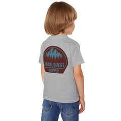 Toddler T-Shirt - 'Trail Quest Supply' Mountain Adventure Patch