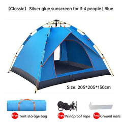 Quick Deploy 3-4 Person Outdoor Camping Tent