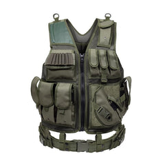 6000D Nylon Tactical Camouflage Multi-Pocket Gear Vest