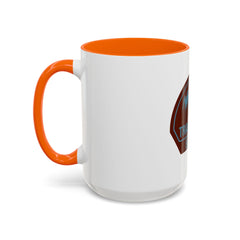 Trail Quest Supply Coffee Mug — Outdoor Adventure Mountain & Pine Trees Accent Mug (11/15oz)