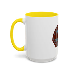 Trail Quest Supply Coffee Mug — Outdoor Adventure Mountain & Pine Trees Accent Mug (11/15oz)