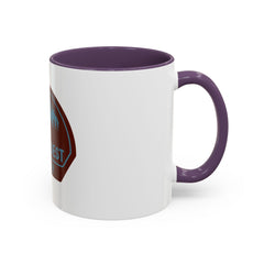Trail Quest Supply Coffee Mug — Outdoor Adventure Mountain & Pine Trees Accent Mug (11/15oz)