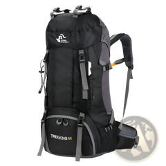 60l Hiking Backpack Durable Trekking Mountaineering Bag