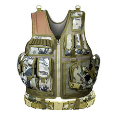 6000D Nylon Tactical Camouflage Multi-Pocket Gear Vest