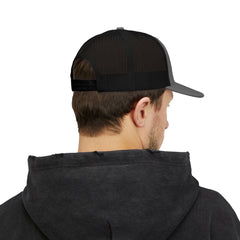Trail Quest Supply Snapback Trucker Cap – Outdoor Adventure Patch Hat