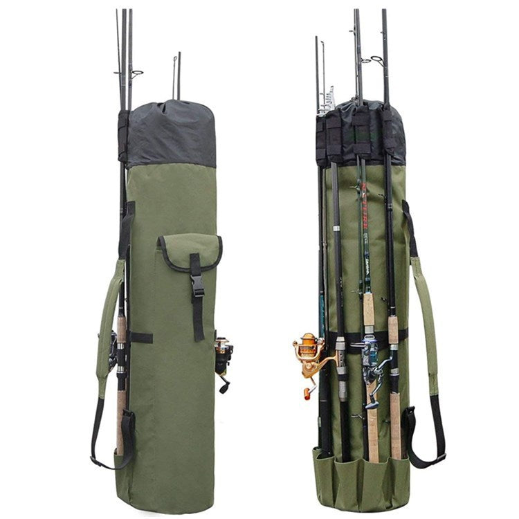 Cylinder Outdoor Fishing Rod Gear Storage Bag