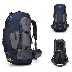 60L Waterproof Hiking Backpack with Rain Cover