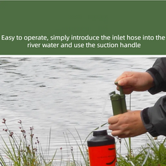 Outdoor Wilderness Survival Portable Water Purifier Pump Filter