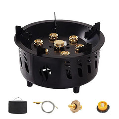 7-Core Strong Fire Portable Camping Gas Burner