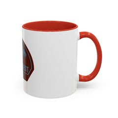 Trail Quest Supply Coffee Mug — Outdoor Adventure Mountain & Pine Trees Accent Mug (11/15oz)