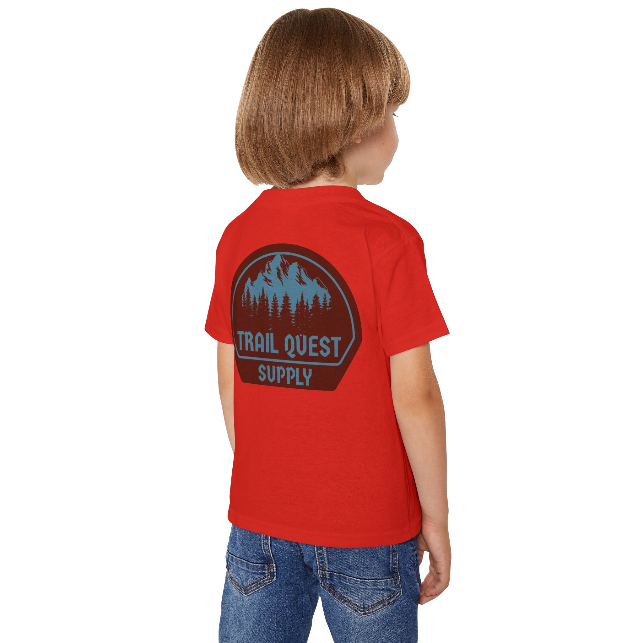 Toddler T-Shirt - 'Trail Quest Supply' Mountain Adventure Patch