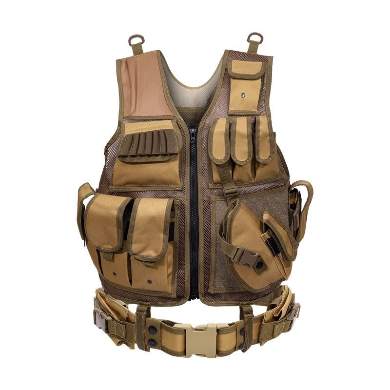 6000D Nylon Tactical Camouflage Multi-Pocket Gear Vest