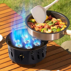 7-Core Strong Fire Portable Camping Gas Burner