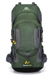 60L Waterproof Hiking Backpack with Rain Cover
