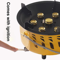 7-Core Strong Fire Portable Camping Gas Burner