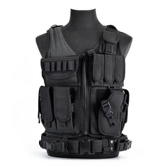 6000D Nylon Tactical Camouflage Multi-Pocket Gear Vest
