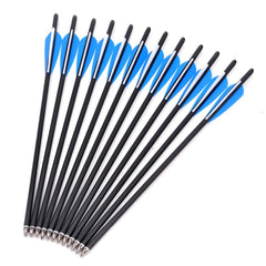 12Pcs Carbon Crossbow Bolts Archery Hunting Arrows