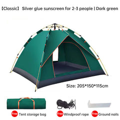 Quick Deploy 3-4 Person Outdoor Camping Tent