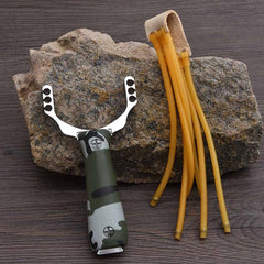 Stainless Steel Six-Strand Slingshot Outdoor Shooting Tool