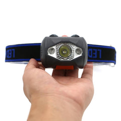 3 LED 800 Lumens Waterproof Mini Outdoor Headlamp